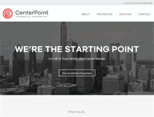 Tablet Screenshot of centerpointcp.com